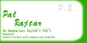 pal rajtar business card